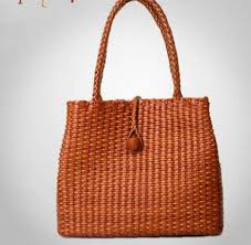 Reversible 100% alpaca coat, 'winter respite' Ladies Leather Hand Woven Tote Bag By Zairah Import Export Private Limited Id 2777543