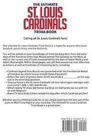 Typically, a trivia night's organizers provide some kind of refreshments, but most people bring munchies of their own too. The Ultimate St Louis Cardinals Trivia Book A Collection Of Amazing Trivia Quizzes And Fun Facts For Die Hard Cardinals Fans Pricepulse