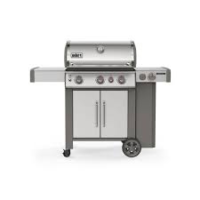 weber genesis ii s 335 3 burner propane gas grill in stainless steel