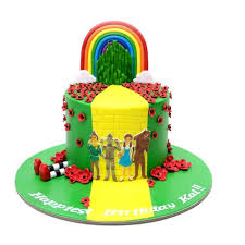 The wizard of oz happy birthday acrylic cake topper.329. Wizard Of Oz Cake