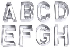 Larsen ls2826 lernen sie das alphabet: Contacto Ausstecher Buchstaben Komplettes Alphabet 26 Stuck Gross