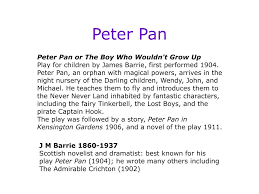 Ppt Peter Pan Powerpoint Presentation Free Download Id 462140
