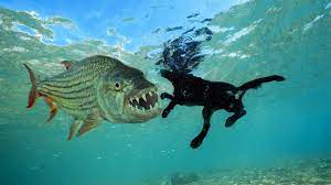 What do freshwater animals eat? Fish That Eat Land Animals Youtube