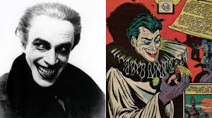 Gwynplaine, from the 1928 silent film The Man Who Laughs. The original  inspiration for the character of The Joker.
