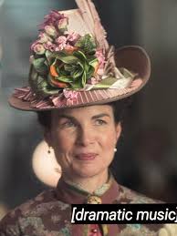 Is the woman in the last scene of The Gilded Age similar to Cora from  Downton Abbey?