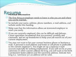 career objective for the resume