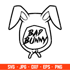 Bad bunny transparent images (47). Bad Bunny Svg Yo Perreo Sola Svg Bad Bunny Logo Svg El Conejo Malo Svg Cricut Silhouette Vector Cut File Ovalery