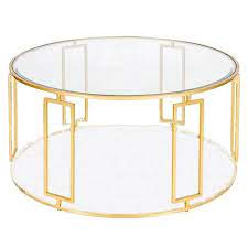 When i looked back i couldn't believe how many coffee tables i've styled and this coffee table is so simple and yet it's one of my favorites. Round Golden Gold Art Deco Coffee Table A H Handicrafts Id 16877935497