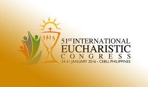 Az eucharisztia magyarul oltáriszentséget jelent, a kongresszusi mozgalom ennek. Eucharisztikus Kongresszus Logo Monokrom