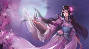 Livewallp brings your desktop alive while taking care to not reduce the performance of games or maximized applications. Woman With Sakura Full Moon Wallpaper Hd Fantasy 4k Wallpapers Images Photos And Background Wallpapers Den