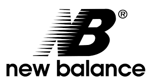 Black And White Brand Logo New Balance Est Un Equipementier Sportif Specialise Dans Les Chaussures De Course A Pied Et Fondee En 1906 Clothing Brand Logos Logos New Balance