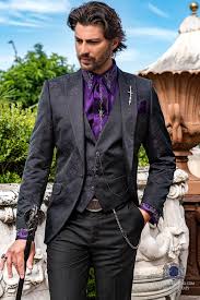 Pin En Gothic Rocker Groom Suits 2020