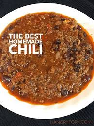 The Best Homemade Chili Recipe Hangry Fork Recipe Homemade Chili Recipe Best Chili Recipe Chili Recipes