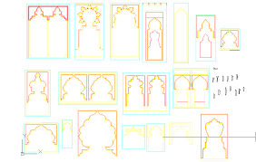 Cad architect features free cad blocks, cad symbol libraries and autocad drawings and details in dwg. Islamic Arches Cad Blocks Cadbull