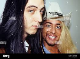 Jimmy Griffin and Frankie Muriel of King of the Hill in a photoshoot.  London, October 20, 1991