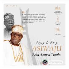 Democrat, advocate of true federalism and nationalist. Bola Tinubu Celebrates His 69th Birthday Today Infozer
