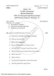 Check spelling or type a new query. Plant And Animal Tissue Culture 2017 2018 Bachelor Of Science Vocational Semester 4 Fybsc 2013 Pattern Question Paper With Pdf Download Shaalaa Com
