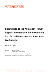 Https Www Lawsociety Com Au Sites Default Files 2019 06 20190228 Hrc Submission To Ahrc On Inquiry Into Sexual Harrassment Pdf
