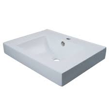 Wall Mount Table Mount Bathroom Sink Kingston Brass In 2020 Wall Mounted Table Rectangular Sink Bathroom Sink