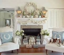 Coastal Christmas Mantels Sand And Sisal Home Decor Coastal Living Rooms Decor