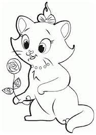 Gatos Para Colorear Dibujos Para Colorear Dibujos De Gatos Gatito Para Colorear Dibujo Gato Facil