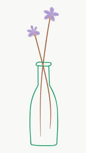 Download Premium Png Of Purple Doodle Flowers In Vase On Transparent In 2020 Flower Doodles Flower Vase Drawing Floral Stickers