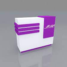 Free 3d Model Reception Desk Tables On Behance Reception Counter Design Reception Desk Office Reception Design