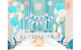 Our huge selection of kits, decorations, backdrops, tableware, accessories, awards, inflatables, signs, banners, costumes, tableware, and more will make you the star of the party. Amazon Com Snowflake Birthday Party Supplies Balloons 40 Pack 12 Inch White Light Aqua Blue Latex Balloons With Confetti Balloon For Baby Shower Winter Wonderland Party Decorations Christmas Party Favors Toys Games