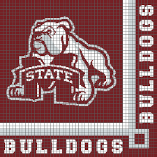 Modern and abstract easy embroidery pattern each purchase comes with easy to follow printable instructions that are great for beginners, intermediate & advanced. Mississippi State University Bulldogs Graph And Row By Row Written Crochet Instructions 05 Yarnloveaffair Com Crochet Instructions Cross Stitch Mississippi State