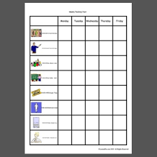 Weekly Tracking Chart