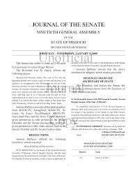 JOURNAL OF THE SENATE