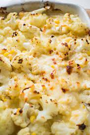 Cheddar Cheese Cauliflower Casserole Low Carb And Keto Recipe Cauliflower Cheese Bake Food Recipes