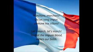 I sing the national anthem while i'm standing over your body hold you like a python and you can't keep your hands off me or your pants on see what you've done to me give me chevron. French National Anthem La Marseillaise Fr En Youtube
