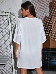 Para usar nosso os cupões de desconto shein gratuitamente, clique em pegar cupão; Racer Car Graphic Dropped Shoulder Oversized Tee Shein Eur