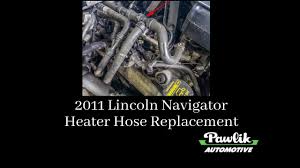 I've got it put back it threw three codes. 2011 Lincoln Navigator Heater Hose Replacement Youtube