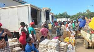 Proceso.com.do : Se desata guerra de huevos en la frontera de RD con Haití