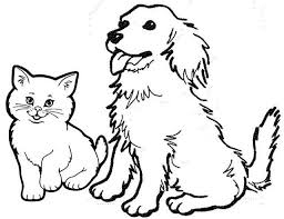 Despite their reputation for being dominant and independent, cats have effortlessly made their way into the hearts of many humans. Eight Adorable Dog And Cat Coloring Pages For Pet Lovers Coloring Pages Cat Coloring Page Dog Coloring Page Cartoon Coloring Pages