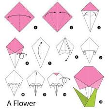 صور مطويات 2021 اشكال مطويات بالورق الملون Origami Flowers Origami Cards