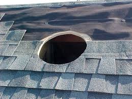 Use a compass to lay out where the duct must be cut to go through the ceiling. Pin On Kitchen