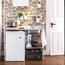 Auf Das Wesentliche Reduziert Kitcheninspo Sunnersta Minikuche Meinikea Freestanding Kitchen Loft Kitchen Kitchen Design Small