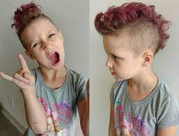 11 Awesome Mohawk Styles For Little Girls To Copy This Year Girl Mohawk Mohawk Styles Little Girl Short Haircuts