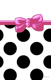 Black And White Polka Dot Desktop Background Ribbon Bow Polka Dots Black White Pink By Sitnica Pink Polka Dots Background Polka Dots Wallpaper Bow Wallpaper Iphone