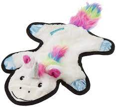 Frisco Mythical Mates Flat Plush Squeaking Unicorn Dog Toy White Chewy Com Dog Toys Plush Dog Unicorn Plush