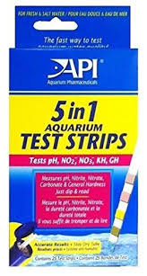 5in1 Aquarium Ph Test Strips Nitrite Nitrate Gh Kh With
