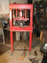 The hydraulic press is the fastest and most precise method for raising, chasing and die forming metals. 20 Ton Air Over Hydraulic Press