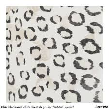 Black And White Cheetah Print Chic Black And White Cheetah Print Fabric Printing On Fabric Print Design Pattern Cheetah Print