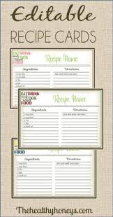 4x6 recipe templates for microsoft word. Free Online Fillable Recipe Cards