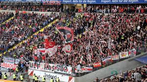 Na een kwakkelseizoen wordt de club derde in 1946/47. Eintracht Frankfurt Vfb Stuttgart 31 03 2019 Cannstatter Kurve