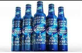 Bud Light Aluminum Bottles Aluminum Bottle Beer Packaging Design Bottle