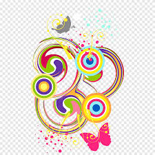 Multicolored Abstract Painting Color Circle Gratis Colored Circles Creative Background Color Splash Text Png Pngegg
